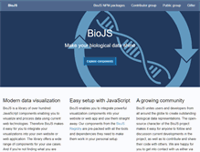 Tablet Screenshot of biojs.net